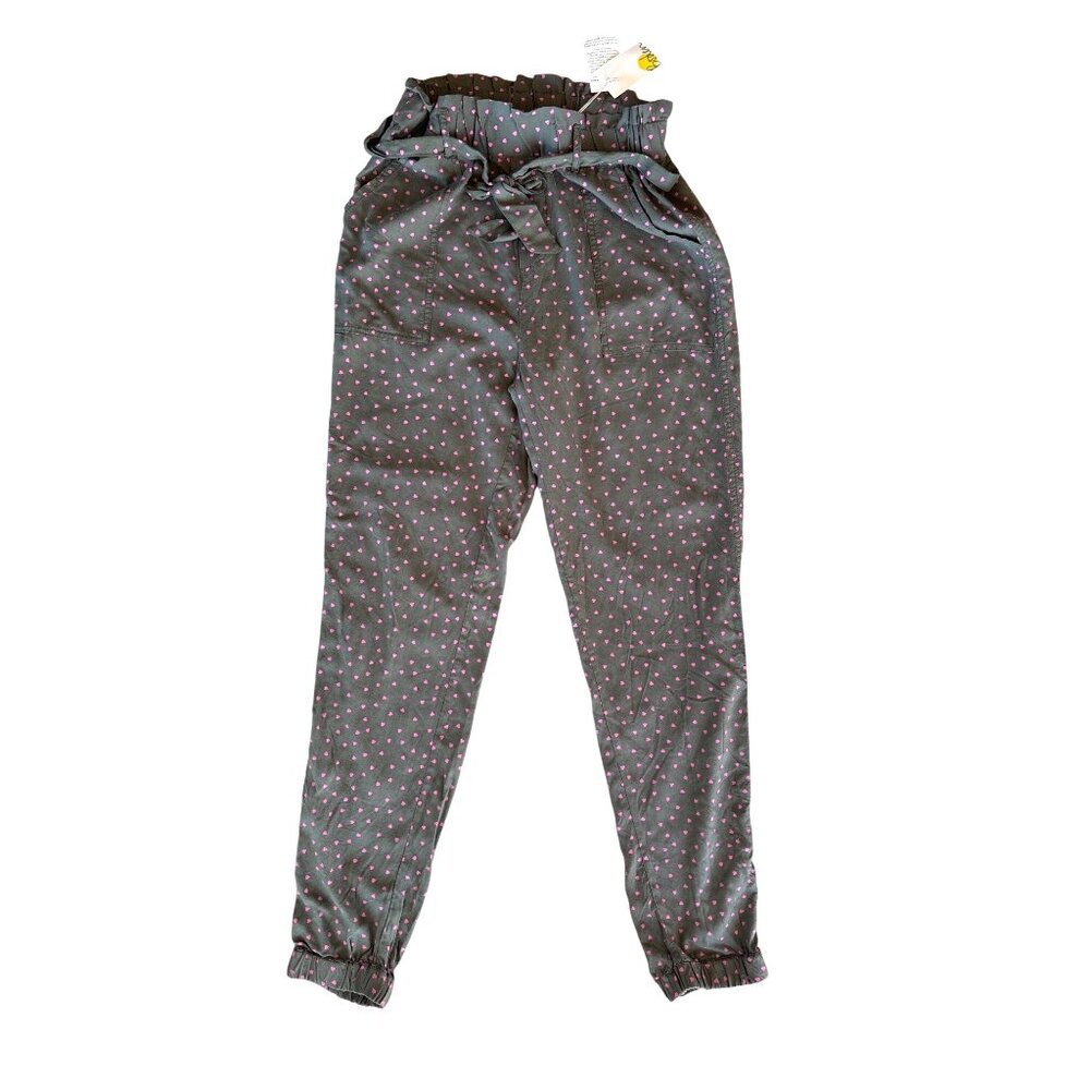 NWT 15Y Boden Lightweight Jogger Heart Print Pants